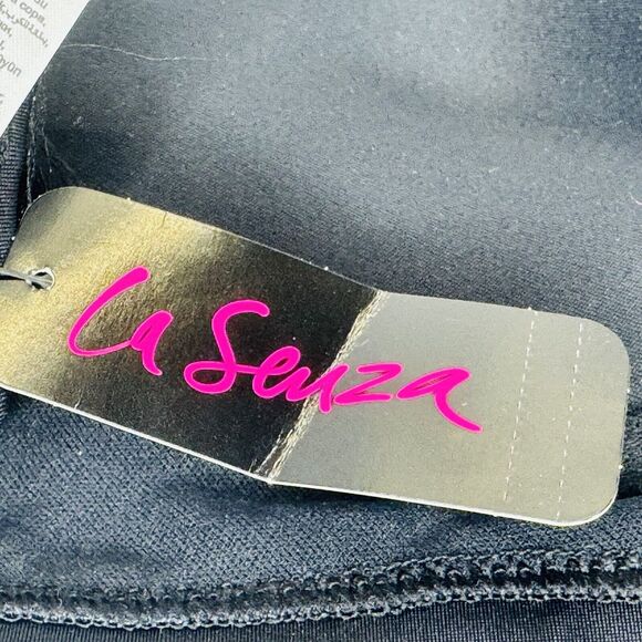 La Senza Swim Suit Bikini Top Push Up Black 34B Wide Adjustable Strap NEW w/Tags - Picture 15 of 15